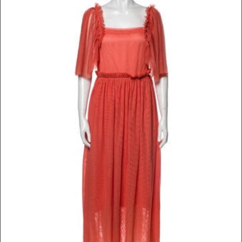 NWOT WRAY Square Neckline Long Dress